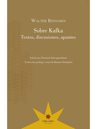 Sobre Kafka. WALTER BENJAMIN