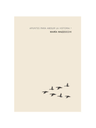 Apuntes para abolir la historia. MARÍA MAZZOCCHI