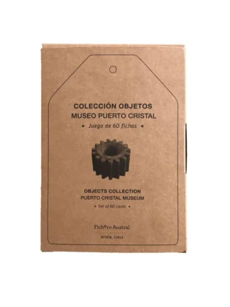 Colección objetos Museo Puerto Cristal. Juego de 60 fichas.