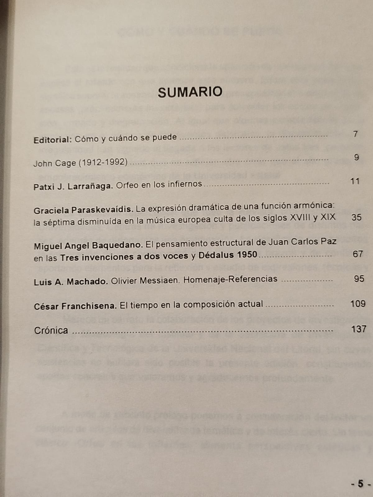 Revista del instituto superior de música 11. UNIVERSIDAD NACIONAL DEL LITORAL - Imagen 2