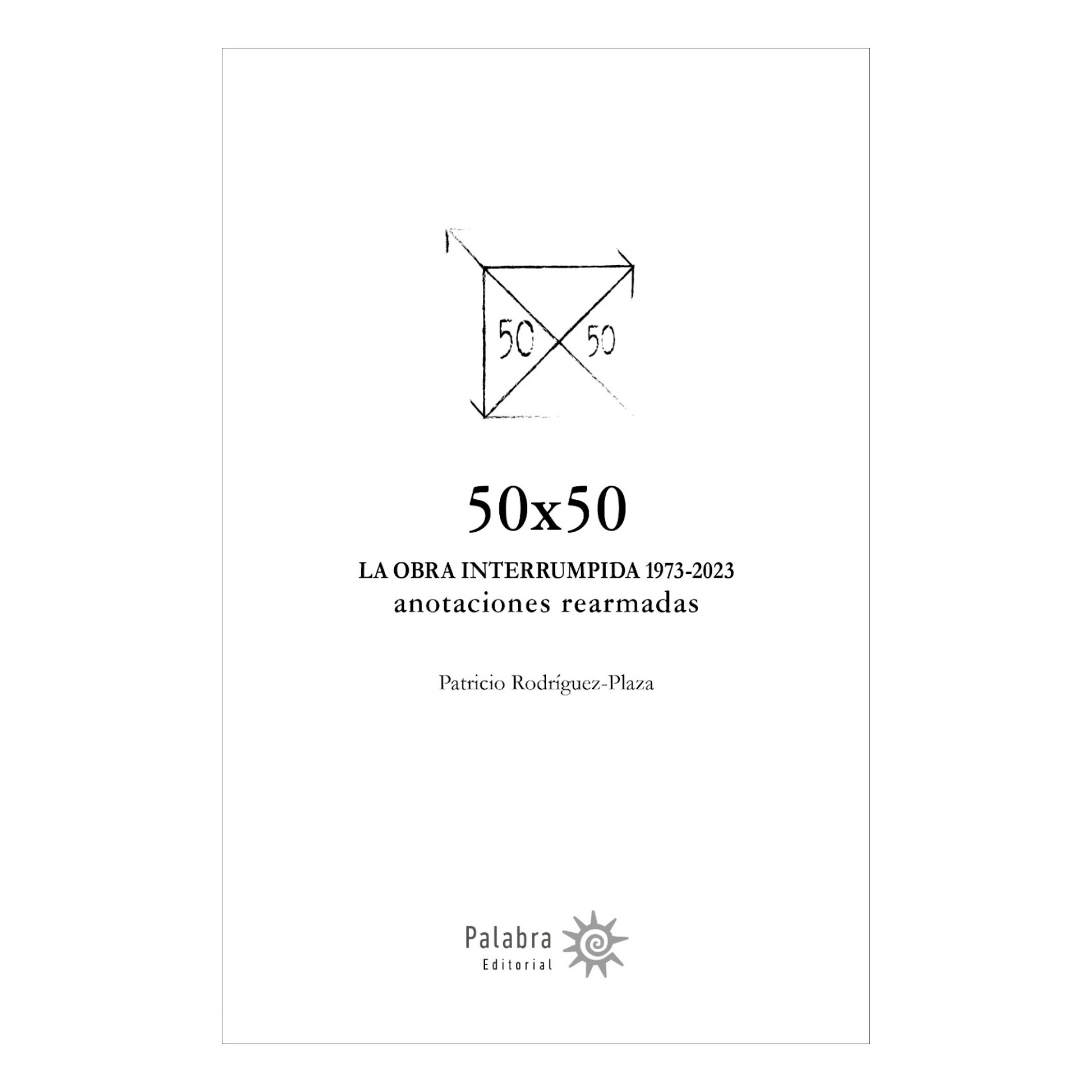 50x50 La obra interrumpida 1973-2023 anotaciones rearmadas. PATRICIO RODRÍGUEZ
