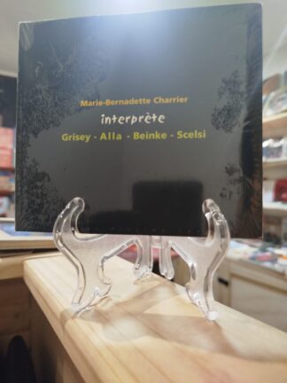 Marie-Bernadette Charrier. Interprète Grisey-Alla. Beinke -Scelsi